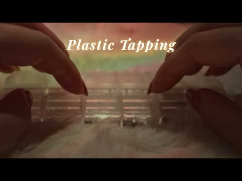 ASMR Tapping on Plastic ✨ Addictive Tingly Sounds👑 (with BGM)