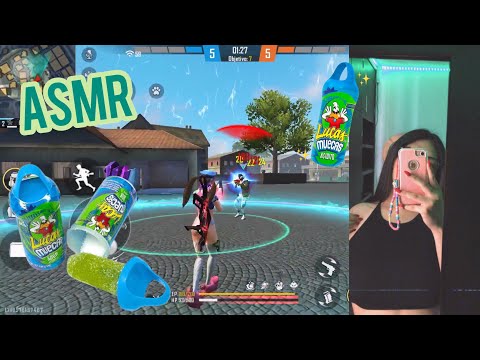 ASMR FREE FIRE ✨ COMIENDO LUCAS MUECAS [M0UTH S0UNDS]