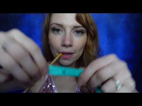 ASMR - Detailed Measuring and Drawing You