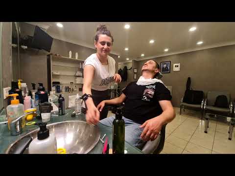 ASMR BARBER HALİL ASMR TURKİSH LADY BARBER MASSAGE