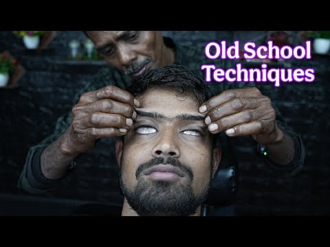 Unwind with a Classic Barber Head Massage: Soothing & Therapeutic | ASMR Tapping Scratching Therapy