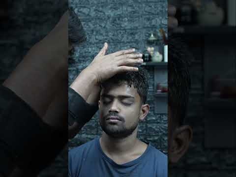 Home ASMR Clinic: Deep Wooden Comb Head Massage For Headache & Migraine Treatment #shorts