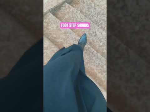 FOOTSTEP SOUNDS  #asmr