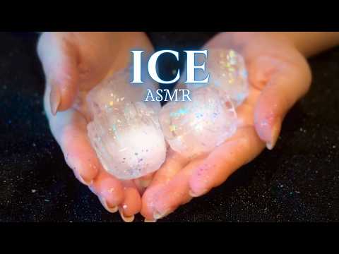 ASMR Cool & Calming Ice Sounds for Sleep❄️ Chill Therapy🧊(No Talking, No Mouth Sounds)