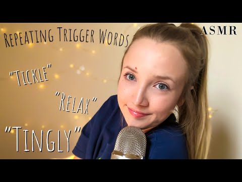 ASMR Repeating Popular Trigger Words | Whispered Trigger Words