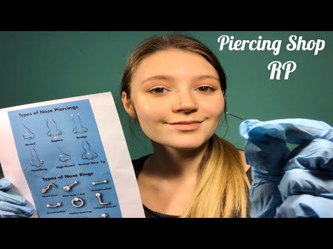 ASMR Piercing Shop Piercing Your Nose!