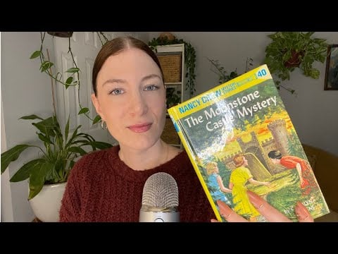 ASMR Reading You To Sleep | Nancy Drew, Soft Whispers & Page Turning CH 1