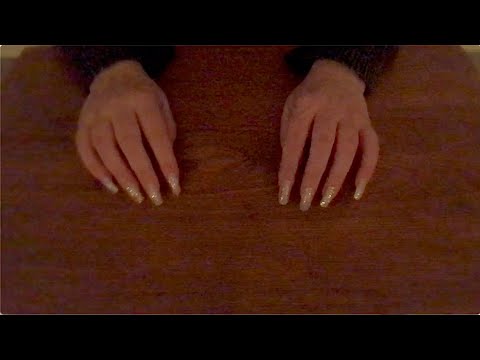 ASMR | Scratching ONLY, wooden table, intense, crisp, no talking