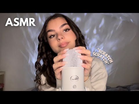 ASMR - MIC SCRATCHING (w/ long nails)