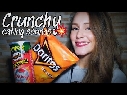 ASMR🎧 COMIENDO DORITOS Y PRINGLES || Sonidos CRUJIENTES (crunchy eating sounds ) - MUKBANG