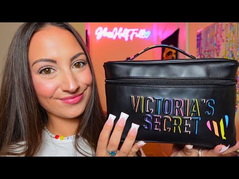 ASMR 1HR+ of Makeup Bag Rummaging, Product Tapping & Rambles 💘