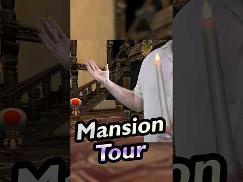 Luigi's Mansion Tour 👻 #asmr #shorts #asmrvideos #asmrsounds #mario