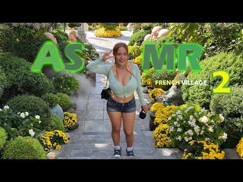 ASMR Part 2️⃣ French Village 🏰🌆 From Day Night to Morning 🌙🎧😴✨