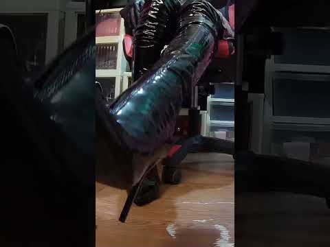 PVC Thigh High BOOTS Try on #thighhighboots