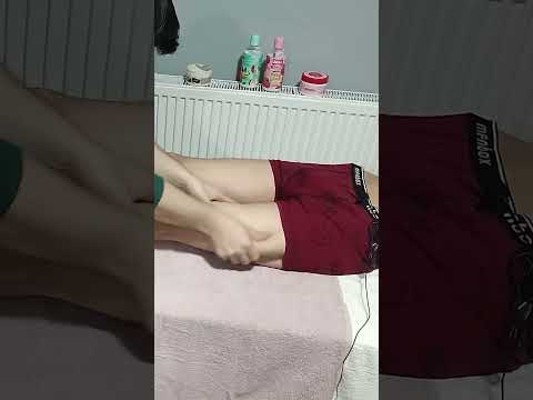 RELAXING MASSAGE FOR QUADRICEPS AFTER EXERCISE #satisfying #relaxing #asmr #shorts #massage