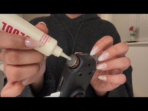 [ASMR] Triggers With Skincare Products Using Tascam Microphone 🌙