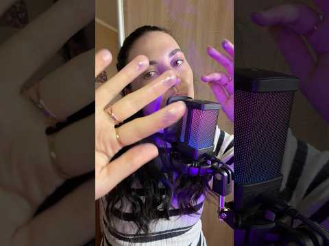 Asmr wet glitter fingers💧Асмр макіяж вологими пальчиками✨ #асмр #mouthsounds #wetfingers