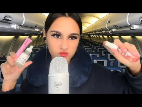 ASMR| Mean rich girl gives you a makeover in a PLANE?!