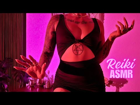 Reiki ASMR l energy cleanse l finger fluttering l hand movements l hypnotic l relaxation