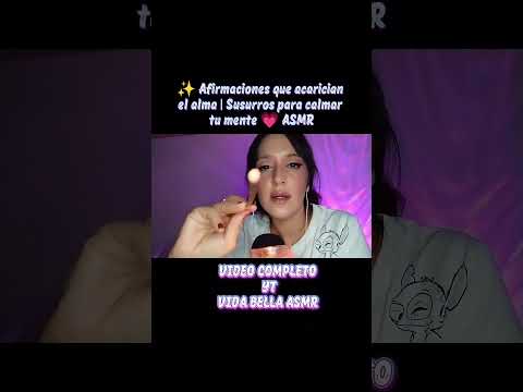 #ASMR #ASMRpositivo #Afirmaciones #AfirmacionesPositivas  #ASMRenEspañol #PalabrasBonitas