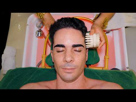 ASMR: I Couldn't Stay Awake - Head Water Massage for Deep Sleep