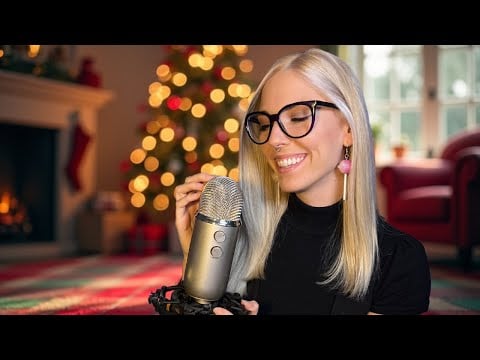 ASMR Soft Singing Christmas Carols💚 Cozy Holiday Vibes & Tips for Triggers | live 12.17.25