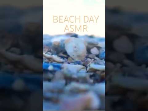 Life is a beach, I’m just playing in the sand! #asmr #oceanwaves