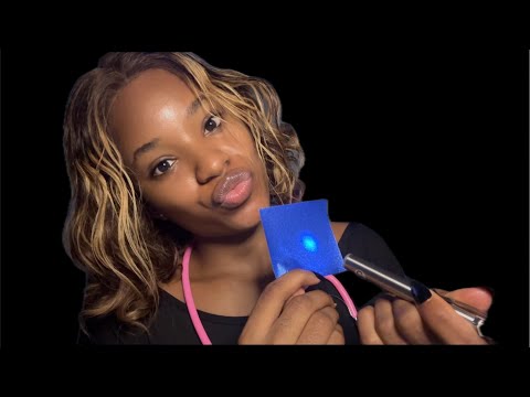 ASMR Eye Exam 👁️ Color Blindness Test 🌈Light Triggers 💡Instructions 