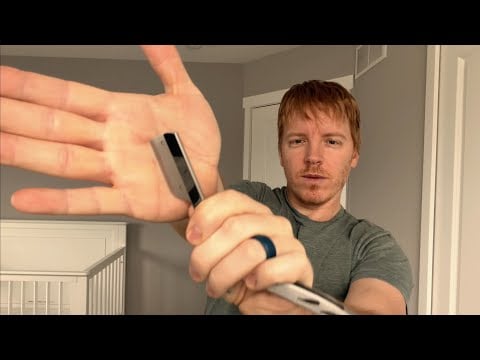 Relaxing Stereo ASMR Haircut Role play 