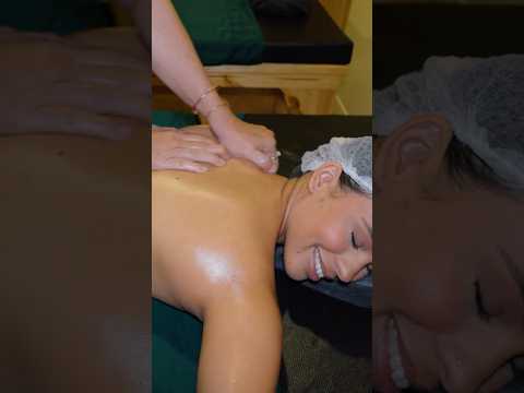ASMR: Relaxing Thai Aromatherapy Full Body Oil Massage #shorts