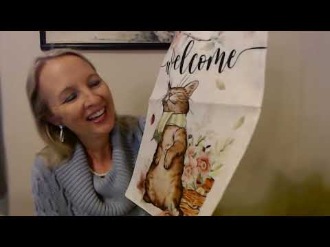 ASMR | My Garden Flag Collection Show & Tell (Whisper)