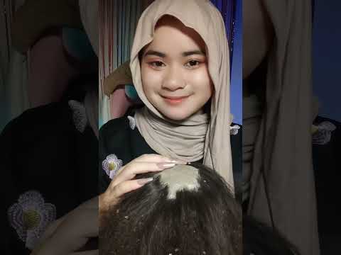 JASA Bersihkan Ketombe Keliling Nii?🪮🐞#asmrvideo