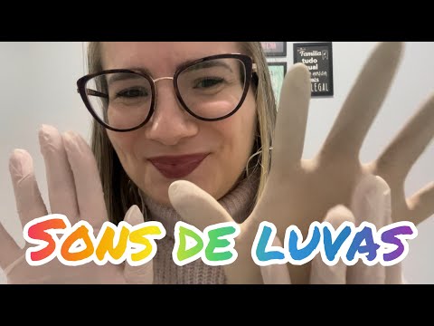 ASMR para quem gosta de sons de luvas #asmr #sonsdeluva #asmrrelaxante