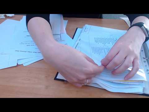 ASMR Sorting Paper Documents In To Binder Intoxicating Sounds Sleep Help Relaxation