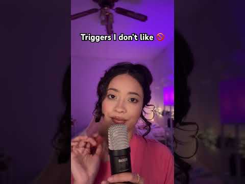 Trigger I don’t like 🚫❌🛑 #asmr #tingles #micbrushing