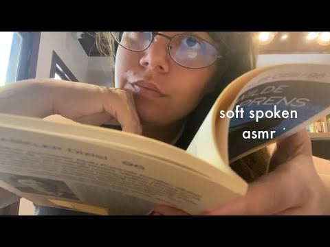 Kütüphane Ortam Sesi + Soft Spoken Sohbet (Türkçe ASMR) 