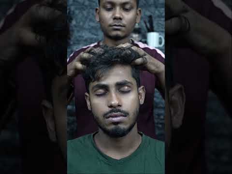 Say Goodbye to Headaches: Soothing ASMR Roller Head Massage #shorts
