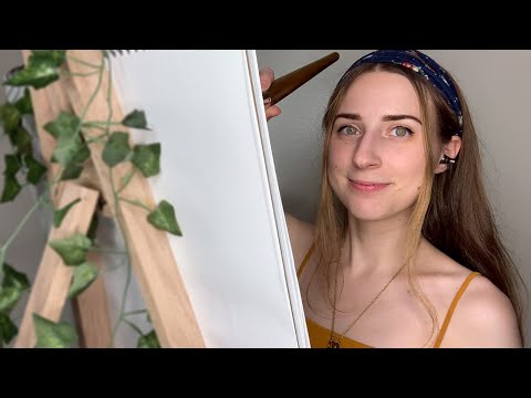 ASMR Artist Sketches and Paints Your Portrait 🎨 (roleplay)