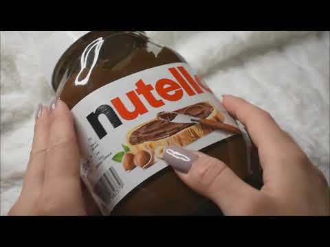 ASMR Fast Tapping Nutella