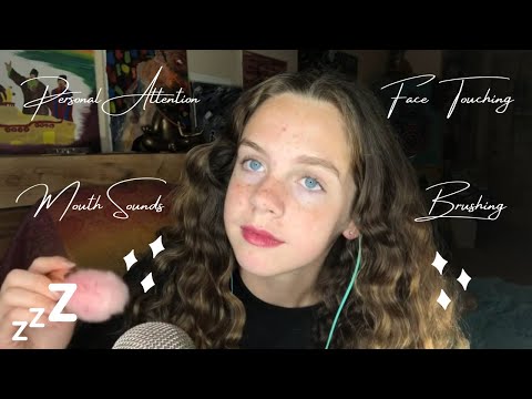 Gracie K ASMR Face Touching Part 3 Compilation | Mouth Sounds, Brushing, Spa, Personal Attention