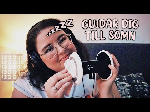 ASMR 😴 Guidar dig till sömn (ear to ear) positivity, counting & ear tapping ♥