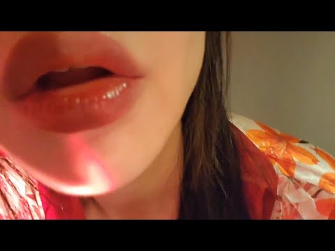 ASMR 초근접 입술 뽀뽀 & 잘자요 단어반복 / Kissing & Trigger Words(Good night word repeat)