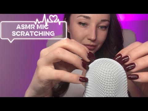 ASMR Mic Scratching 🎤 1 HOUR FOR DEEP SLEEP