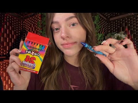 ASMR Drawing On Your Face (super tingly) 🖍️