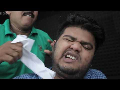 ASMR Satisfying Ear Finger By Asim Barber | Asim Barber Head Massage With Crunchy Neck Crack ASMR