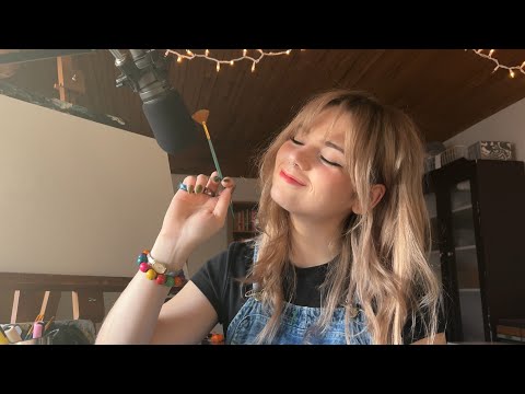 ASMR | Let's try different art mediums! (painting, drawing, coloring, mic brushing)