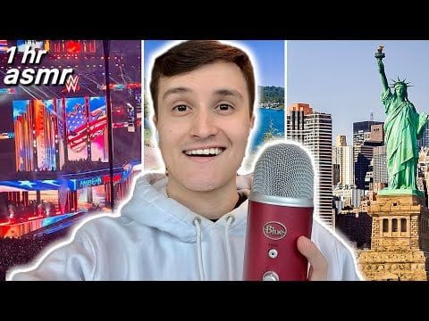 ASMR In Public for 1 HOUR (WWE, The Park, In The City) My Favorite Places 🌃💤