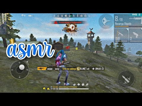 ASMR FF - NARRANDO A PARTIDA + SONS DE GLOSS
