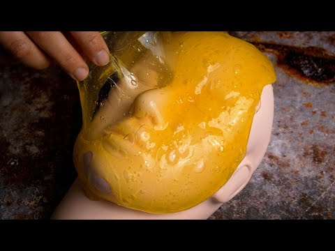 [ASMR] Overflow! 6 types of slime face massage 😌🍯 / NO Talking