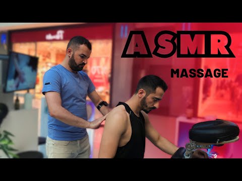 ASMR MASSAGE - VERY RELAXİNG MASSAGE (neck+shoulder+arm)